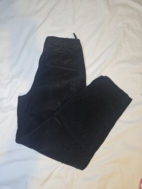 Black Women's Corduroy Jeans - Classic Fit